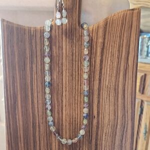 Elegant Multicolor Beaded Necklace and Earring Set